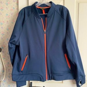 Lands End Exercise Zip Up Sweatshirt